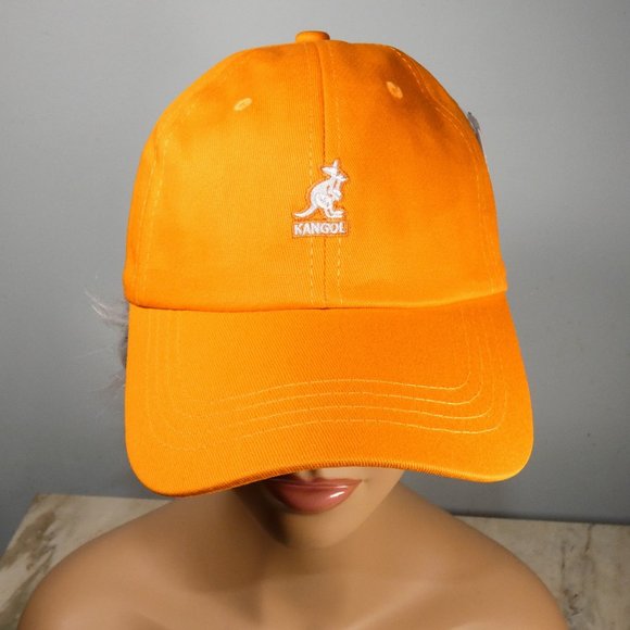 Fashionable Kangol Adjustable Cotton Baseball-style Cap Hat Orange main image 5